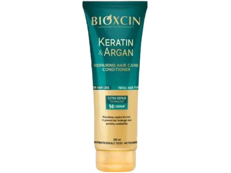 Bioxcin Keratin & Argan, regenerująco-odbudowująca, odżywka