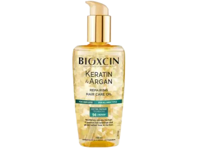 Bioxcin Keratin & Argan, regenerujący olejek do włosów