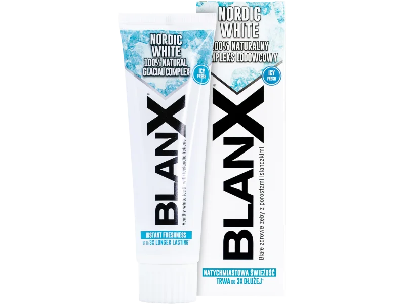 Blanx Nordic White wybielająca, pasta