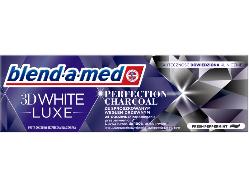 Blend-a-med 3D White Luxe Charcoal, pasta