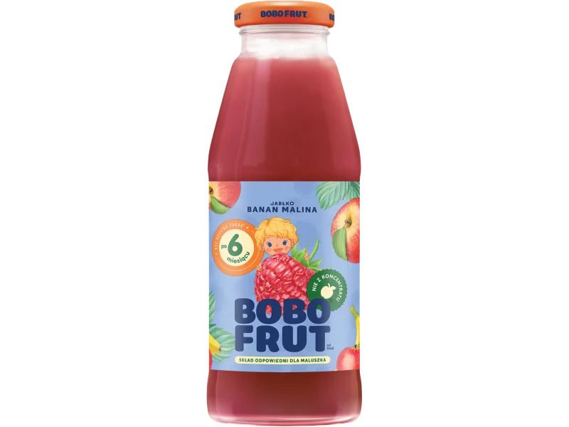 Bobo Frut nektar jabłko banan malina, napój