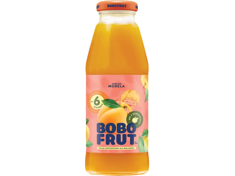 Bobo Frut nektar jabłko morela, po 6 miesiącu, napój