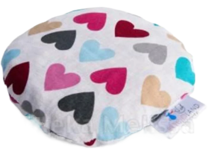 BOCIOLAND Termofor z pestkami wiśni kolorowe serca