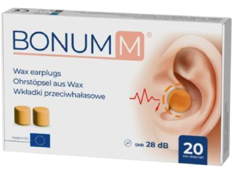Bonumm wkładki przeciwhałasowe, zatyczki