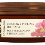 BOSPHAERA Cukrowy peeling do ciała soczysta malina z hibiskusem