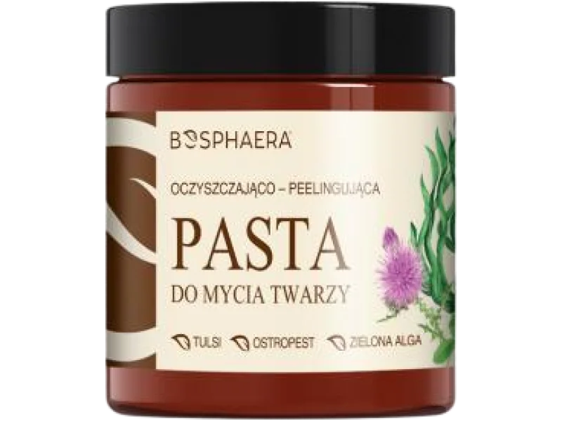 Bosphaera oczyszczająco-peelingująca pasta do mycia twarzy