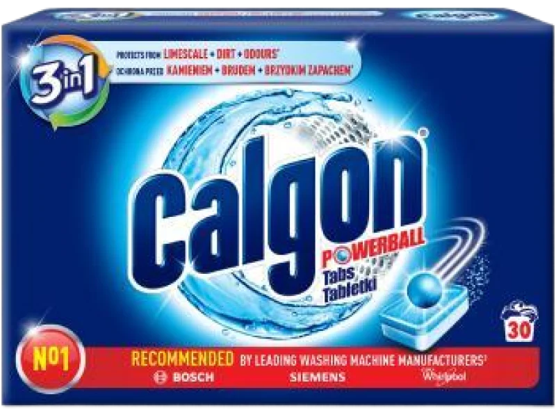 Calgon 3w1 do pralek, kamień i brud, tabletki