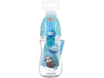Zdjęcie produktu CANPOL BABIES butelka szerokootworowa antykolkowa EasyStart niebieska