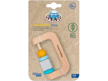Zdjęcie produktu Canpol Babies gryzak drewniano-silikonowy