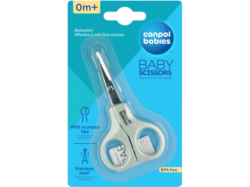 CANPOL BABIES Nożyczki dla niemowląt bez osłonki
