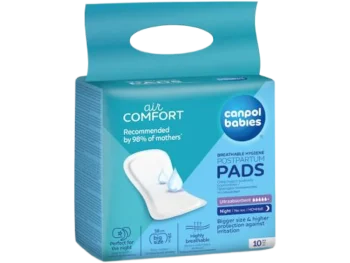 Zdjęcie produktu CANPOL BABIES, oddychające podkłady poporodowe na noc, podkładki higienicznie