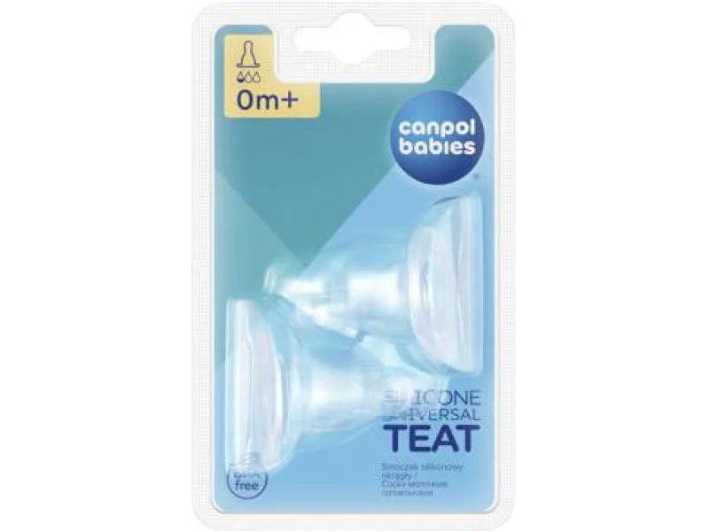 Canpol Babies smoczek silikonowy okrągły