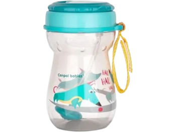 Zdjęcie produktu CANPOL BABIES SPORT CUP ze składaną rurką i odważnikiem, bidon
