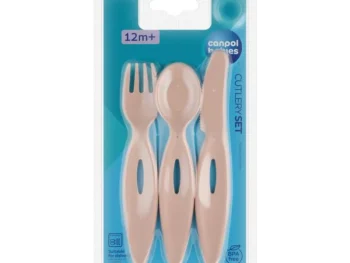 Zdjęcie produktu Canpol Babies sztućce – łyżka, widelec, nóż, zestaw