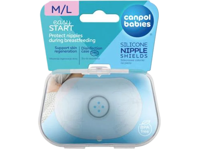 Canpol Easy Start silikonowe osłonki na piersi