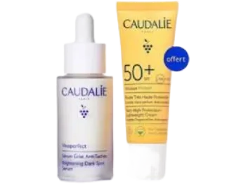 Zdjęcie produktu Caudalie Vinoperfect serum przeciw przebarwieniom + Vinosun Protect krem SPF 50+ [ZESTAW]