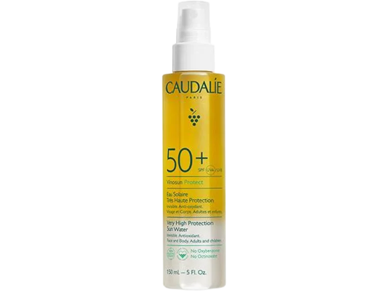 Caudalie Vinosun Protect woda słoneczna o bardzo wysokiej ochronie SPF50+, spray