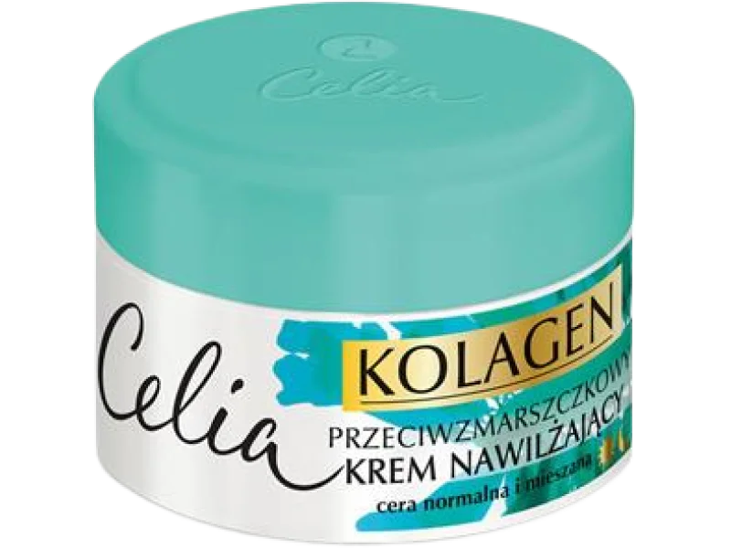 CELIA KOLAGEN Przeciwzmarszczkowy krem nawilżający z algami