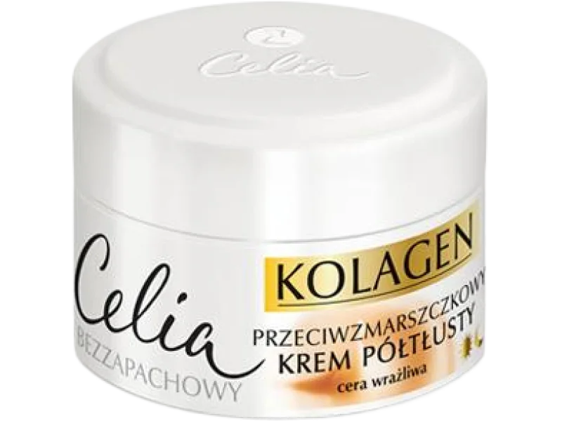 CELIA KOLAGEN Przeciwzmarszczkowy krem półtłusty z kozim mlekiem