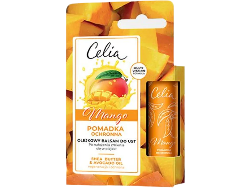 Celia pomadka ochronna – olejkowy balsam do ust mango