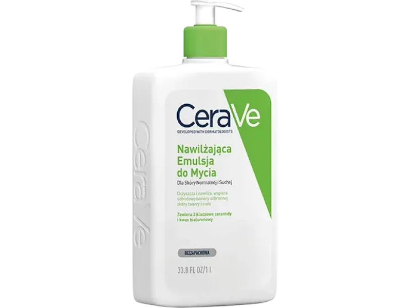 CeraVe nawilżająca emulsja do mycia dla normalnej i suchej skóry