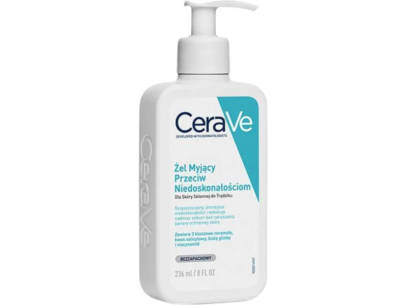 CeraVe żel myjący przeciw niedoskonałościom