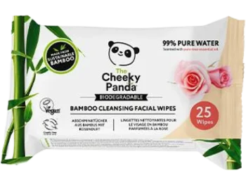 Cheeky Panda chusteczki do demakijażu o zapachu róży