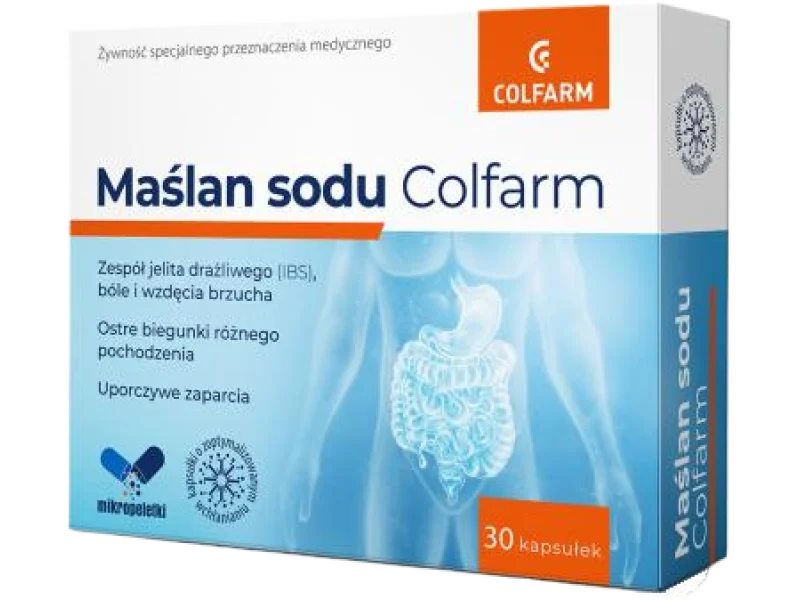 Colfarm maślan sodu, kapsułki twarde
