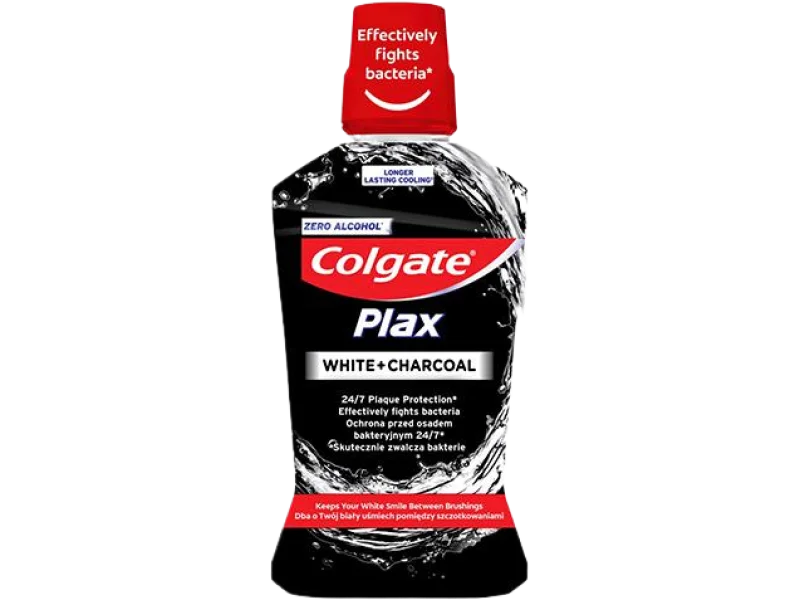 Colgate Plax White+Charcoal, płyn