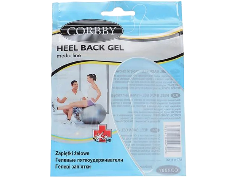 Corbby Heel Back Gel zapiętki żelowe, sprzęt medyczny