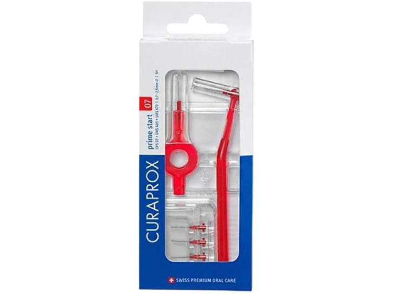Curaprox CPS 07 Prime Start szczoteczki międzyzębowe z uchwytem
