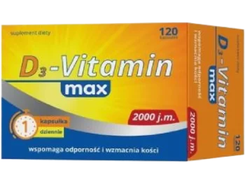 Zdjęcie produktu D3-Vitamin max, kapsułki, 2000 j.m.