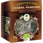 Dary Natury ekologiczna czarna waniliowa herbata w piramidkach