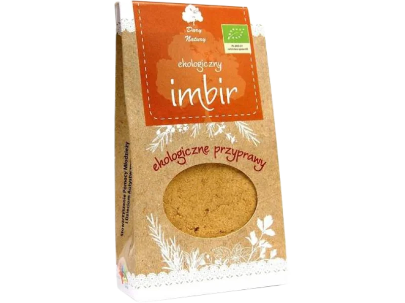 Dary Natury Ekologiczny imbir mielony, proszek
