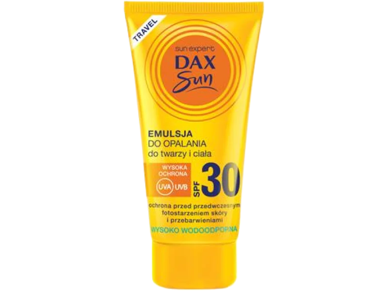 Dax Sun Travel do opalania do twarzy i ciała SPF 30, emulsja