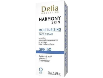 Zdjęcie produktu Delia Harmony Skin krem nawilżający z filtrem SPF50