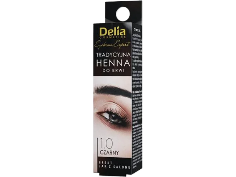 Delia tradycyjna henna 1.0 czarny, proszek
