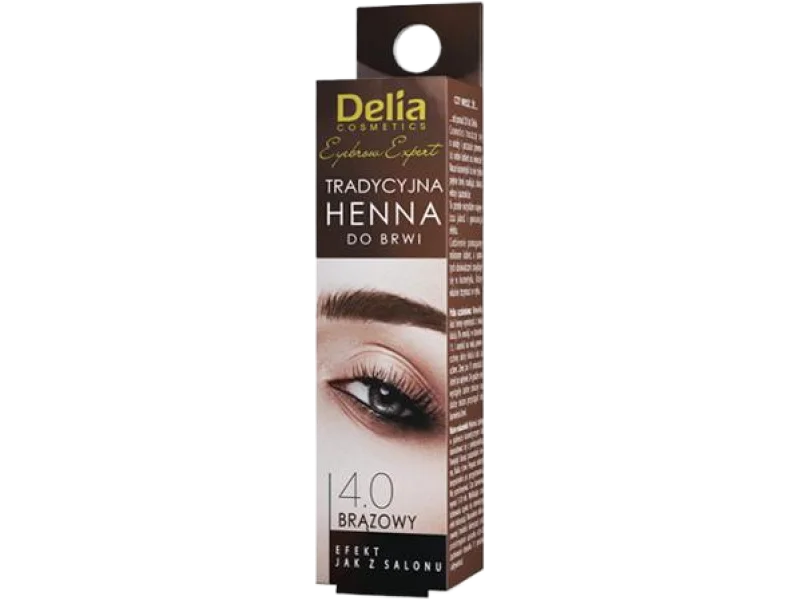 Delia tradycyjna henna 4.0 brązowy, proszek