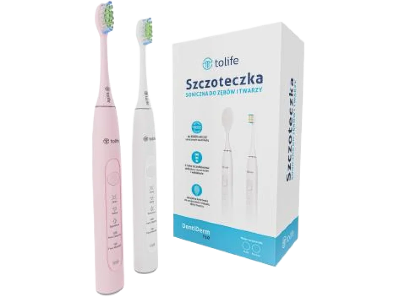 Dentiderm szczoteczka do zębów i twarzy soniczna T10