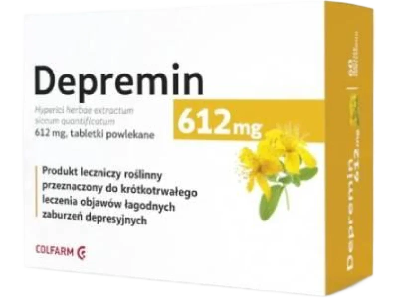 Depremin, tabletki powlekane, 612 mg