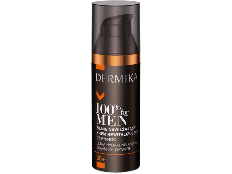DERMIKA 100% FOR MEN silnie nawilżający krem rewitalizujący 30+