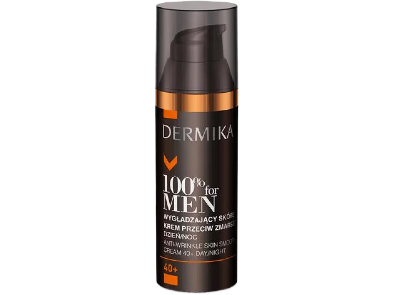 DERMIKA 100% FOR MEN wygładzający skórę przeciw zmarszczkom 40+, krem