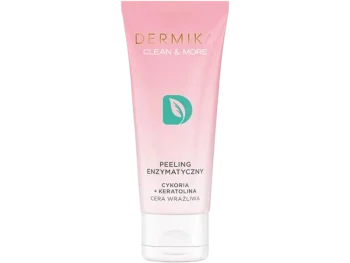 Zdjęcie produktu Dermika Clean & More peeling enzymatyczny cykoria + keratolina, cera wrażliwa, żel