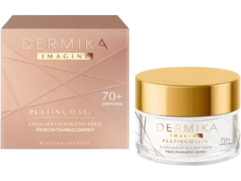 Dermika Imagine Platinum Skin ciekłokrystaliczny przeciwzmarszczkowy 70+, krem