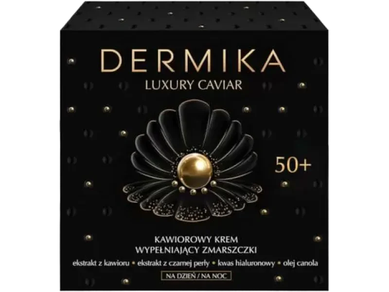 Dermika Luxury Caviar kawiorowy wypełniający zmarszczki 50+, krem