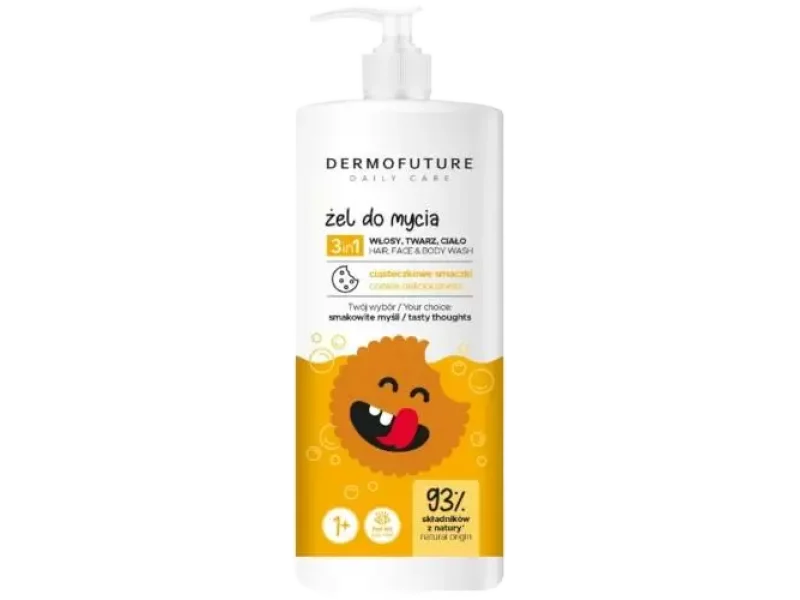 DermoFuture Daily Care Kids, ciasteczkowe smaczki, żel