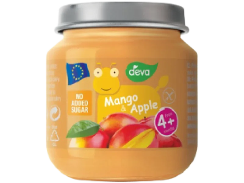 Deva deserek mango z jabłkiem