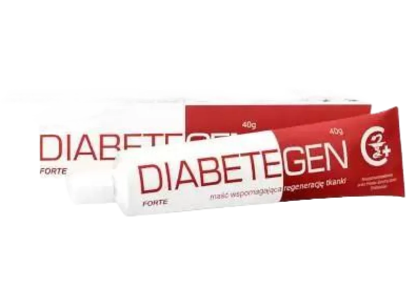 Diabetegen Forte wspomagający regenerację skóry, maść
