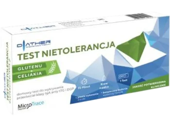 Zdjęcie produktu Diather Test nietolerancja glutenu + celiakia, test diagnostyczny