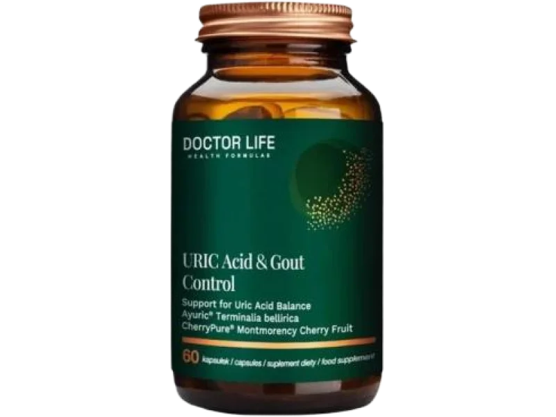 Doctor Life Uric Acid & Gout Control, kapsułki